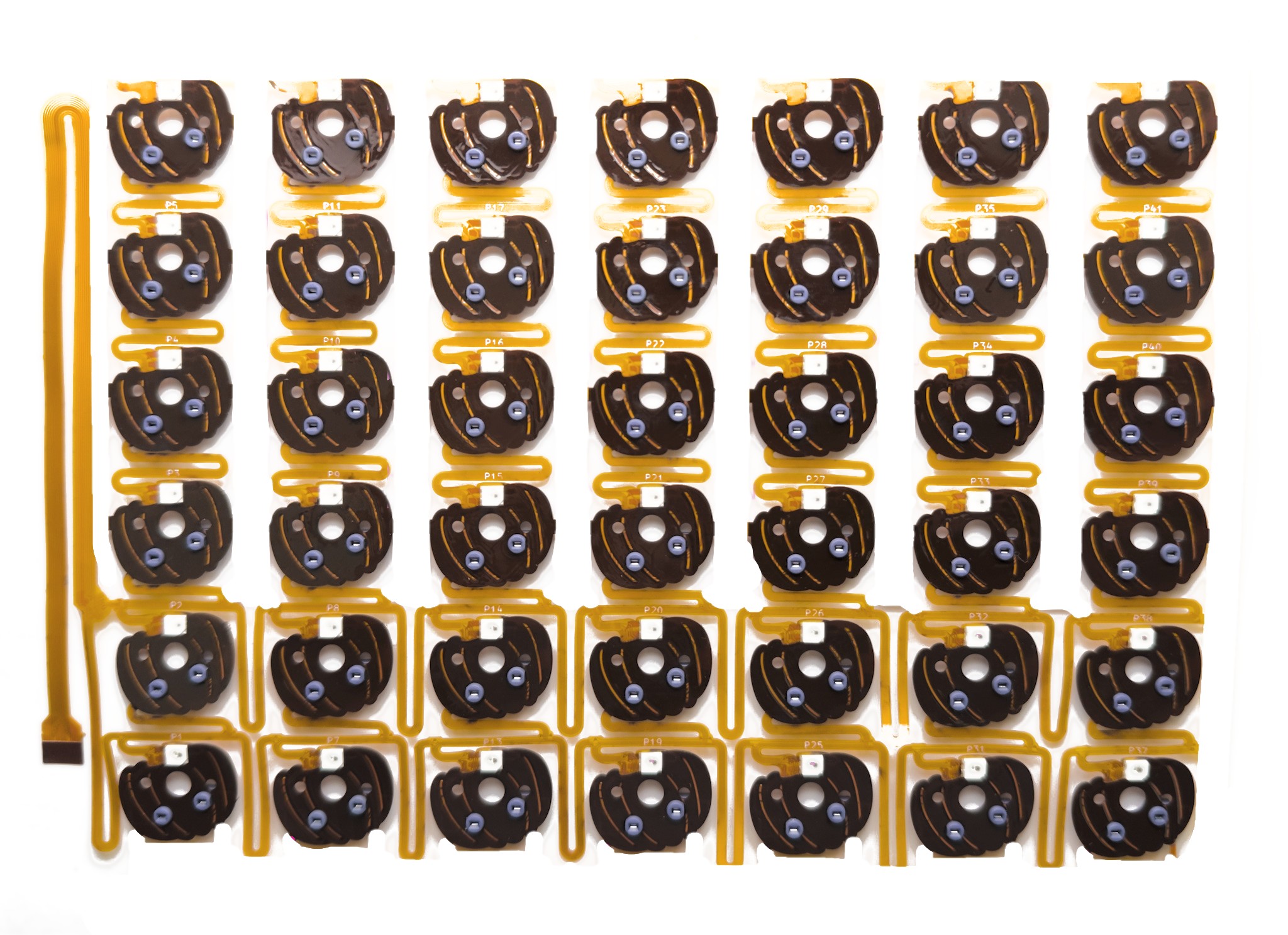 Areas cut from Pumpkin PCB