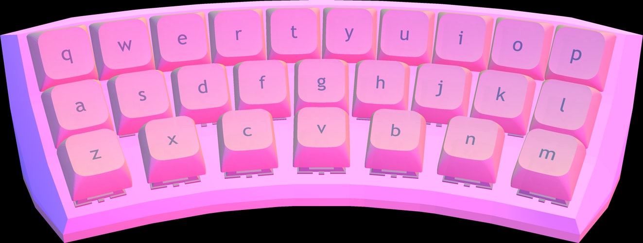 The resulting keyboard